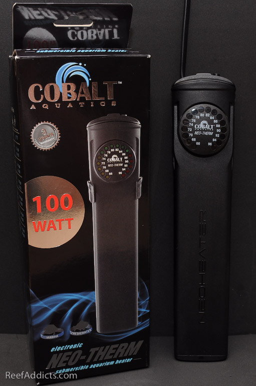 COBALT AQUATICS Neo-Glass Submersible Aquarium Heater, 300-watt